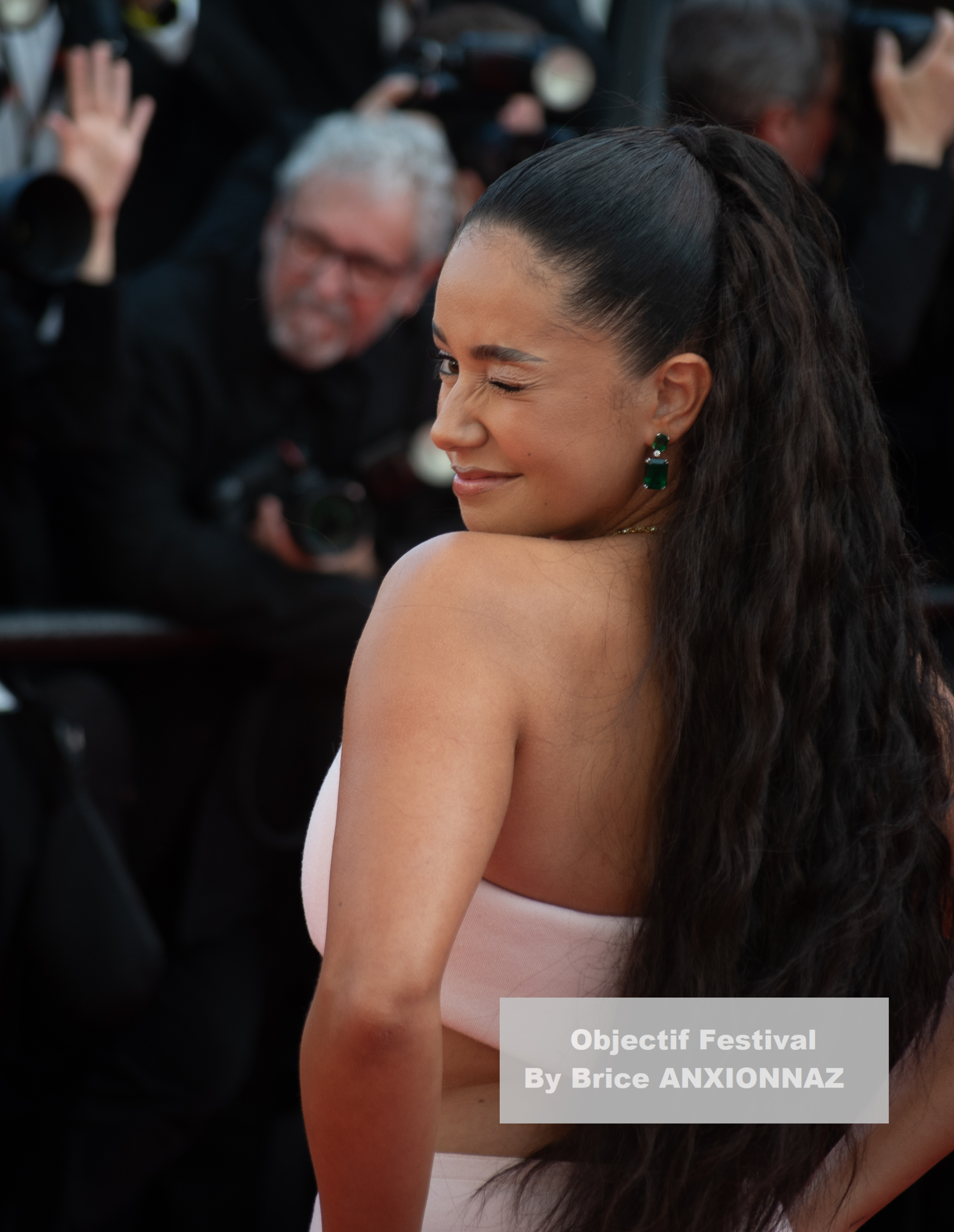 Influenceuse Cannes 2025 : The History of Sound - Show attends the 78th-Cannes-International-Film-Festival, France on May 15th, 2025 - Photos by Brice ANXIONNAZ (Objectif Festival)